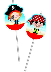 Procos 6 pailles de requin pirate Kilian 24cm