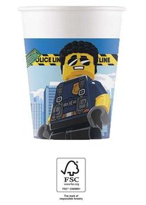 Procos 8 gobelets Lego City 200 ml