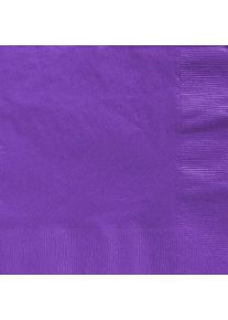 125 serviettes violettes Genève 33cm