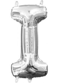 Amscan Mini ballon aluminium lettre I argent 35cm