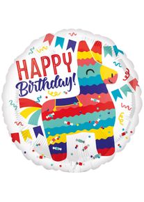 Amscan Palloncino Foil Happy Pinata (10er Multipack)
