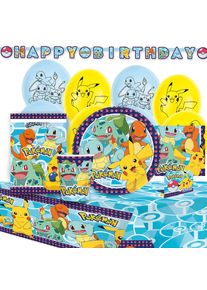 Amscan Set de fête Pokemon 56 pièces