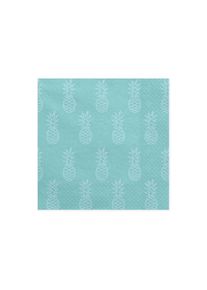 partydeco 20 serviettes ananas aloha