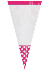 Amscan 10 cornets de bonbons roses