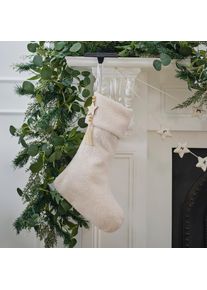 Ginger Ray Boucle Bas de Noël Blanc 42cm