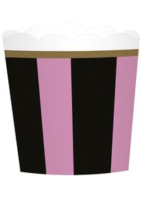 Amscan Mug à dessert 24 jours à Paris rayé 7.3cm