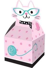 8 scatole regalo Sweet Cats 23cm (10er Multipack)