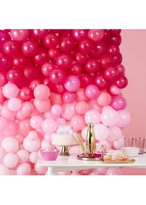 Ginger Ray Ghirlanda muro palloncini rosa 2 x 2 m
