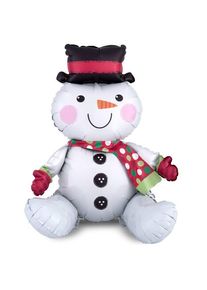 Amscan Ballon en aluminium Snowman Buddy 53cm