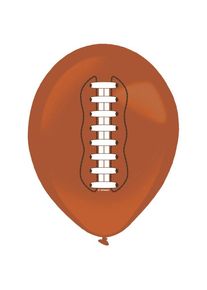 Amscan 6 palloncini in lattice da calcio 27,5 cm (5er Multipack)