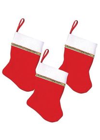Amscan 6 mini calze natalizie 10 cm (2er Multipack)
