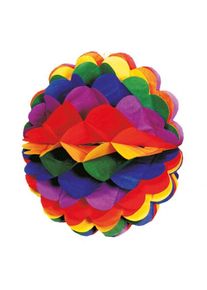 Amscan Boule en nid d'abeille arc-en-ciel 28cm