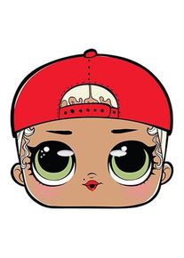 Masque en carton LOL Surprise MC Swag