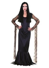 mottoland Déguisement Morticia pour femme de la famille Addams