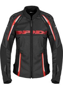 Spidi Race Warrior 2 Net, veste textile femme , couleur: Noir/Rouge , taille: M