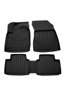 Boni-Shop® Auton kumimatot, 3D kumimatot MITSUBISHI Outlander (2021-...), passgenett, polyuretaani auton matot