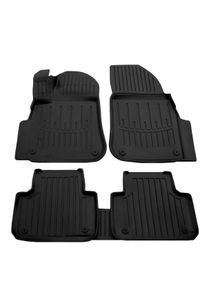 Boni-Shop® Auton kumimatot, Volkswagen Touareg III (CR) (2018-...), 3D kumimatot, muotoon ommellut auton matot, korkealla reunalla