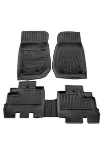 Boni-Shop® Auton kumimatot 3D, Jeep Wrangler JK 5-ov, 2007-2018, muotoon valetut matot, polyuretaani