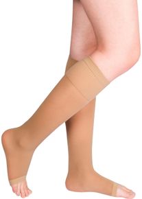 Damen Stützkniestrümpfe beige Größe 0