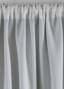 bonprix Draperie opacă cu imprimeu frunze (1 buc.), maro, Î/Lă: 225/130 cm