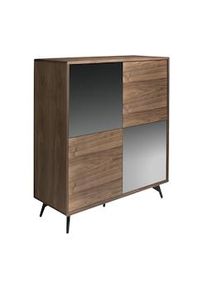 AC ANGEL CERDA Angel Cerdá Aparador nogal y cristal negro espejo 3059C 110 x 45 x 124