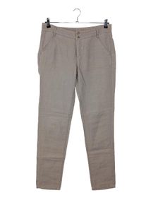 MAC Pantalone di lino Donna, Taglia 40, marrone-grigio, Lino