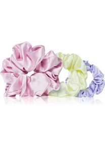 BrushArt Daisy Dreams Satin Scrunchies Set elastici per capelli 3 pz