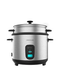 Cecotec Arrocera RiceFusion 7000 Inox. 700 W, Capacidad 1,8 litros, Cuerpo Acero Inoxidable