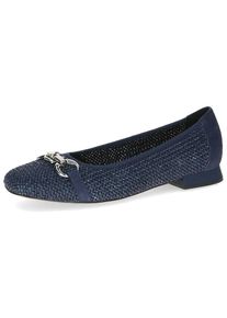 Caprice Leren ballerina's donkerblauw - 52% | Maat: 37 |