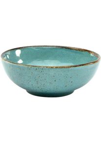 Creatable , Müslischale »NATURE COLLECTION«, 6 tlg., aus Steinzeug, Salatschale, Snackschale, Ø 16,5 cm , aquablau