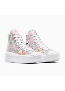 Converse, Damen, Sneaker &raquo;CHUCK TAYLOR ALL STAR MOVE PLATFORM MINI FLOWERS&laquo;, WHITE/CACTUS BUD, 36, WHITE/CACTUS BUD, Modischer Sneaker von Converse 