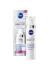 Nivea , Gesichtsserum »CELLULAR Expert Filler Konzentriertes Anti-Age Serum«, Anti-Age-Wirkstoffe, für straffere und prallere Haut. , 40ml , Die...