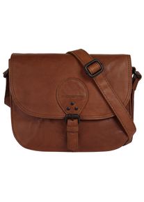 SPIKES & SPARROW Spikes & Sparrow , Umhängetasche, echt Leder , cognac