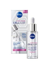 Nivea , Gesichtsserum »CELLULAR Expert Filler Hyaluron Replumping Serum«, Glättet Falten, feuchtigkeitsspendend. , 30ml , Das Hautbild ist...
