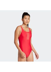 adidas Performance , Badeanzug »3S MID SUIT«, (1 St.) , Pure Ruby / Lucid Red , N-Gr , 42 -N-Gr , 42 , Dieser Badeanzug ist teilweise aus...