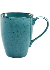 Creatable , Becher »Kaffeebecher NATURE COLLECTION«, (Set, 6 tlg.), Tassen Set, 6-teilig , aquablau