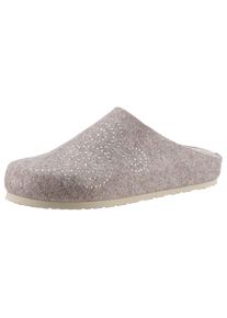 Bio Life , Clog »Panal«, in runder Form , taupe , 38 , 38 , Clog mit dezenten Nieten besetzt