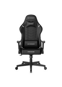 DXRacer , Gaming-Stuhl »Prince Gaming Chair Regular L, PVC, schwarz schwarz« , schwarz-schwarz , Empfohlene Größe: < 185 cm. Maximale Kapazität der...