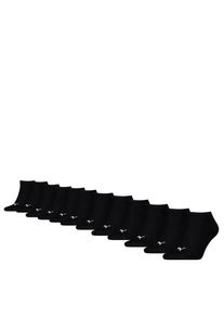 Puma, Damen, Sneakersocken &raquo; UNISEX SNEAKER PLAIN 12P ECOM&laquo; 12 Paar, Multipack, Baumwollmischung, black, 43-46, black, Kurzsocken von Puma