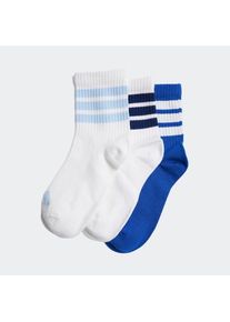 adidas Performance , Jungen , Funktionssocken »LK RIB 3PP SO« , White / White / Royal Blue , L2527 , L2527 , Ein 3er-Pack Socken im 3-Streifen Style