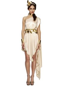Smiffys Costume Golden Beauty da donna