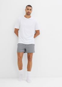Pigiama estivo a maniche corte in puro cotone, Bianco, Taglia 48/50 (M), bonprix
