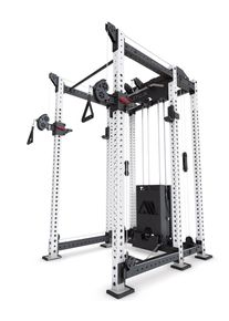 R8 Alpha | Power Rack Weiß
