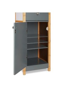 Relaxdays, Badezimmerschrank, Hochschrank (31.5 x 29 x 165 cm)