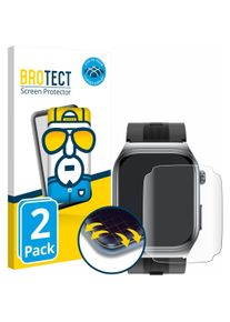 BROTECT Fullscreen Schutzfolie Displayschutz Folie Klar Transparent, Smartwatch Schutzfolie, Transparent