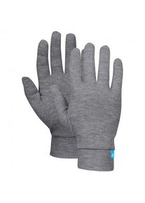 Odlo Kid's Gloves Active Warm Eco Gloves Kids (M - 6-8 Years, grey)