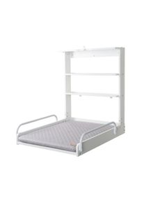 Roba Wandwickelregal mit Wickelauflage »Roba style grau« - 66,5x76,5x78cm - weiß - Holz / Holz / Polyester