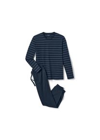 Tchibo - Pyjama - Herren - Gr. XL - dunkelblau/gestreift