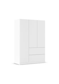 Rauch Drehtürenschrank 3-türig »Joel« - 136x54x197cm - weiß - Holz / Holz