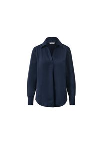 Tchibo - Satin-Bluse - Damen - Gr. 36 - dunkelblau